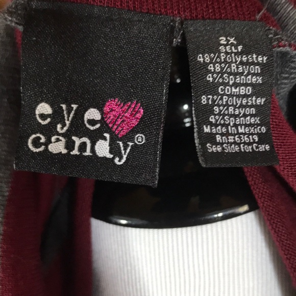 Plus Size top belt knit crop dress/long shirt NWT - Picture 6 of 6